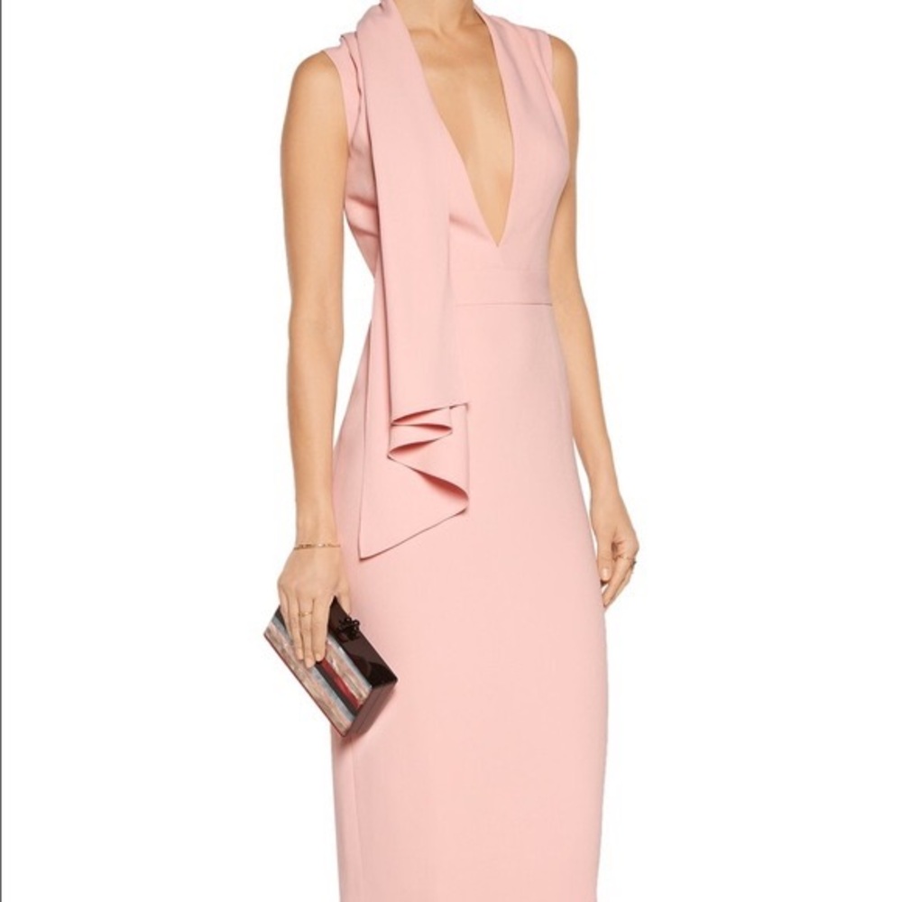 Cushnie Et Ochs Pink Sheath Dress